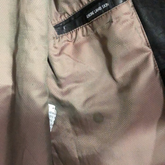 Leather tie waist jacket - Picture 5 of 11